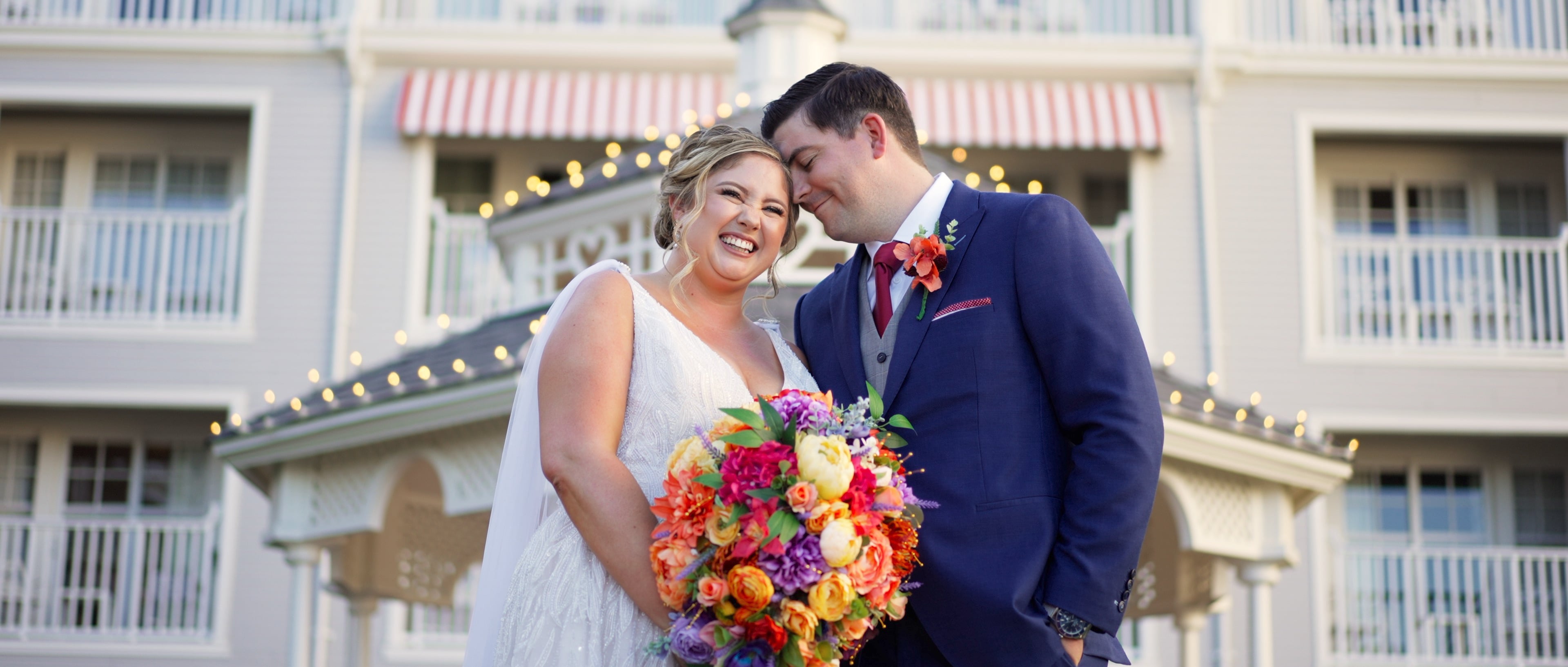 Video thumbnail for Yacht Club & Epcot Wedding after a Hurricane | Ashleigh & Hal
