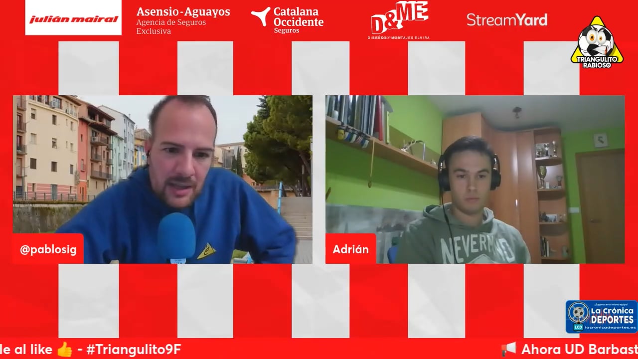 (Jornada 20 - 3ª División) TERTULIA UD BARBASTRO / Fuente: Canal YouTube El Triangulito Rabioso