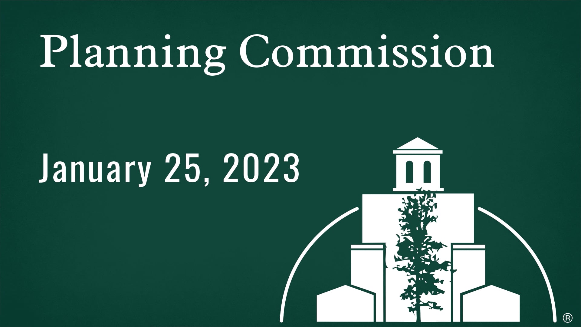 Planning Commission Jan. 25