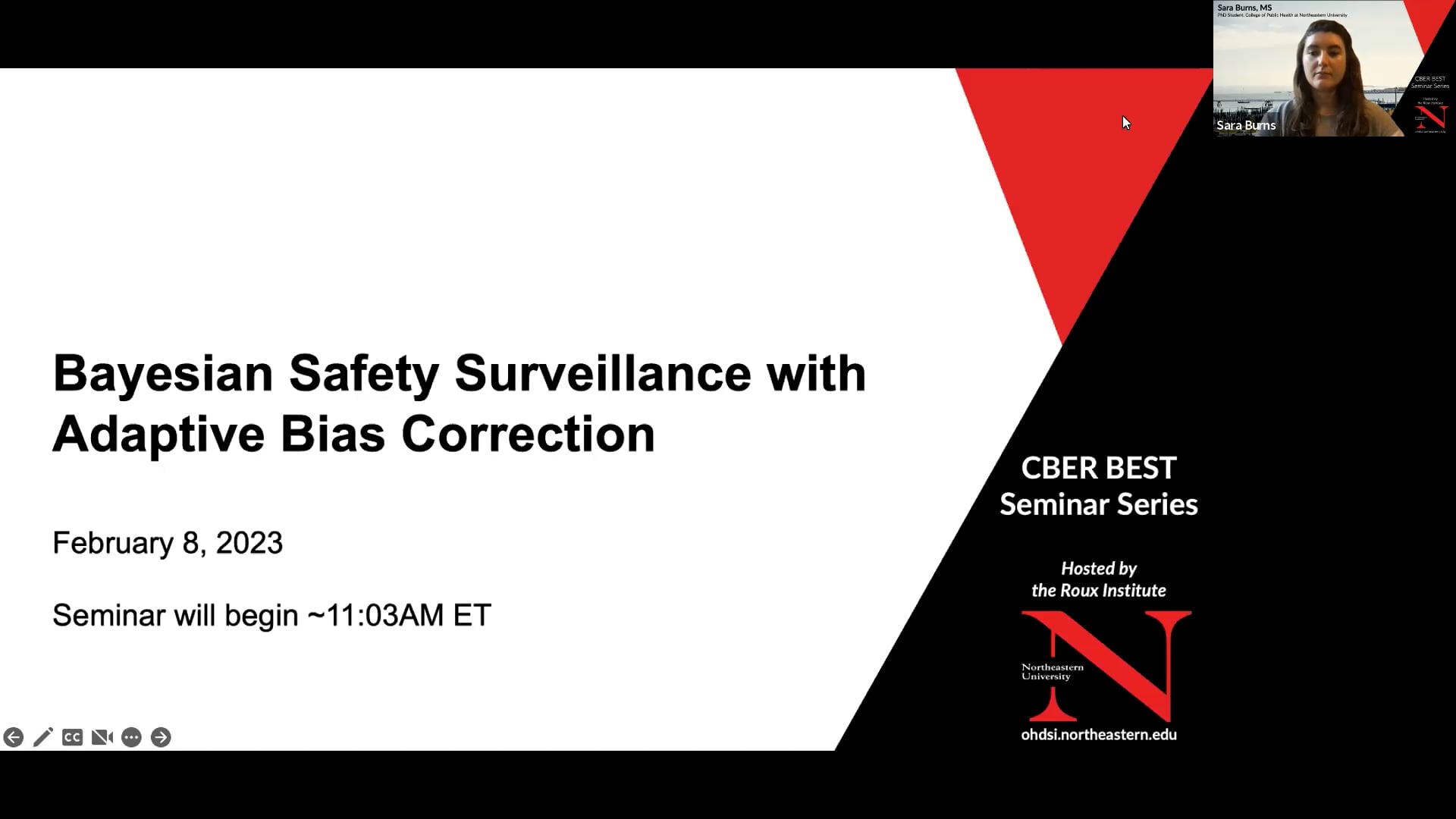 CBER BEST Seminar Series Dr. Fan Bu on Vimeo