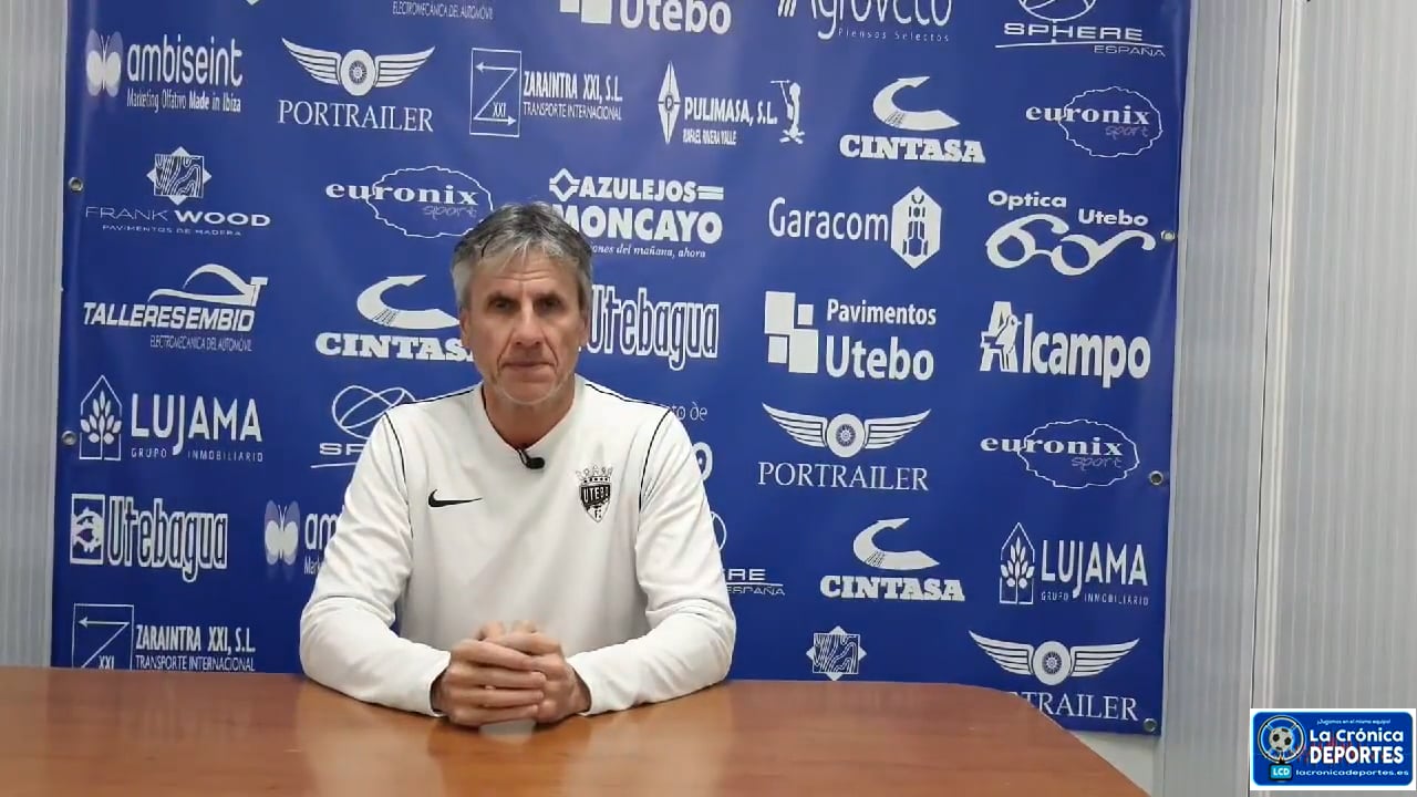 LA PREVIA / CD Izarra - Utebo FC / JUAN CARLOS BELTRÁN (Entrenador Utebo) Jornada 21 / 2ª RFEF - Grupo 2 / Fuente: Utebo FC