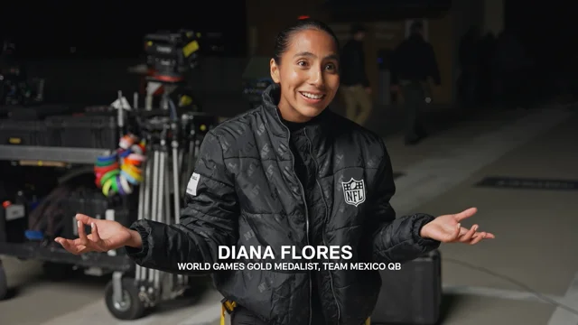 Team Mexico flag football player Diana Flores shares what it means to win a  gold medal for Team Mexico