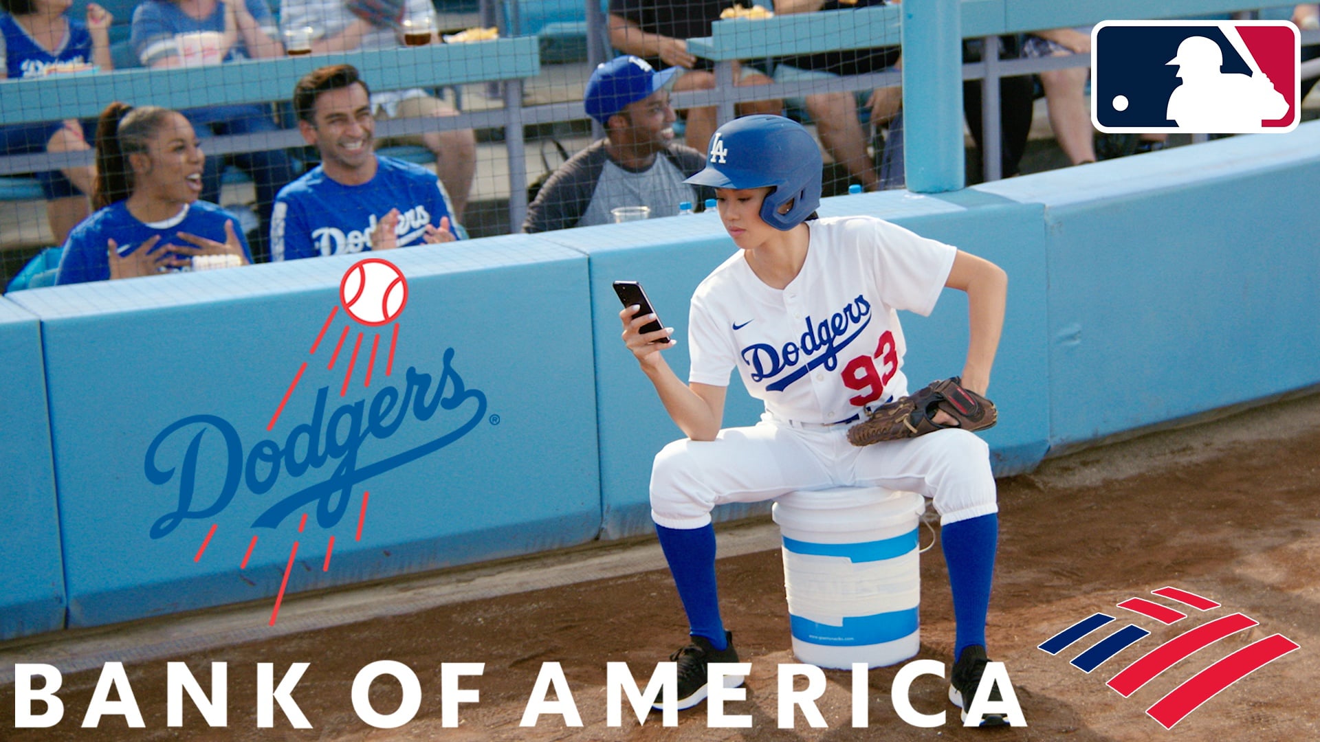 LA Dodgers: Ball Girl - Bank of America