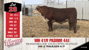 Lot #28 - WH 417F PILGRIM 44J