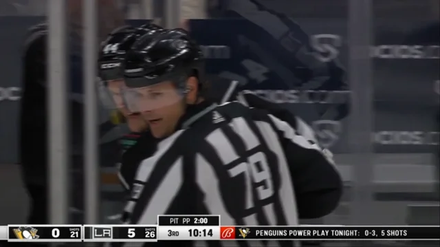 Sidney Crosby picks up his first game misconduct