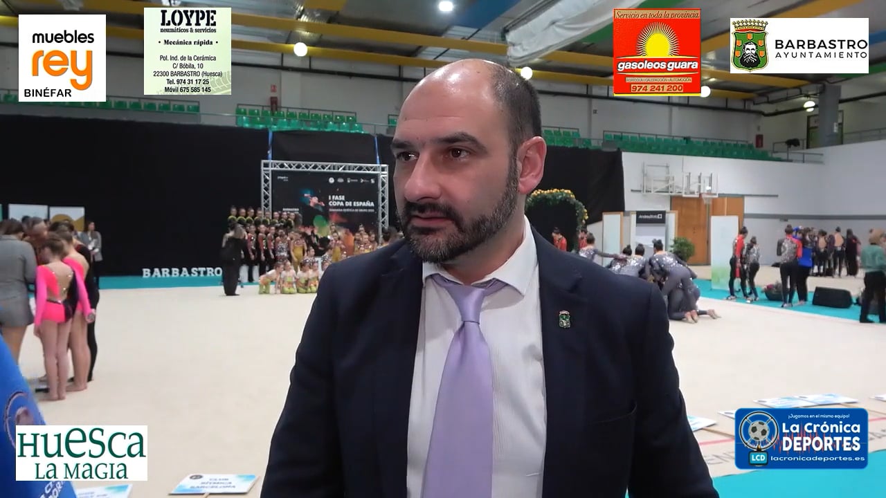 FERNANDO TORRES (Alcalde de Barbastro) 1ª Fase Copa de España de Gimnasia Estética de Grupos / Barbastro 11 y 12.Enero.2023