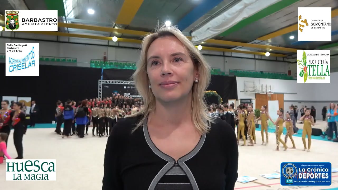 TATIANA MIROSHNYCHENKO (Presidenta Asociación Española de Gimnasia Estética de Grupo) 1ª Fase Copa de España de Gimnasia Estética de Grupos / Barbastro 11 y 12.Enero.2023