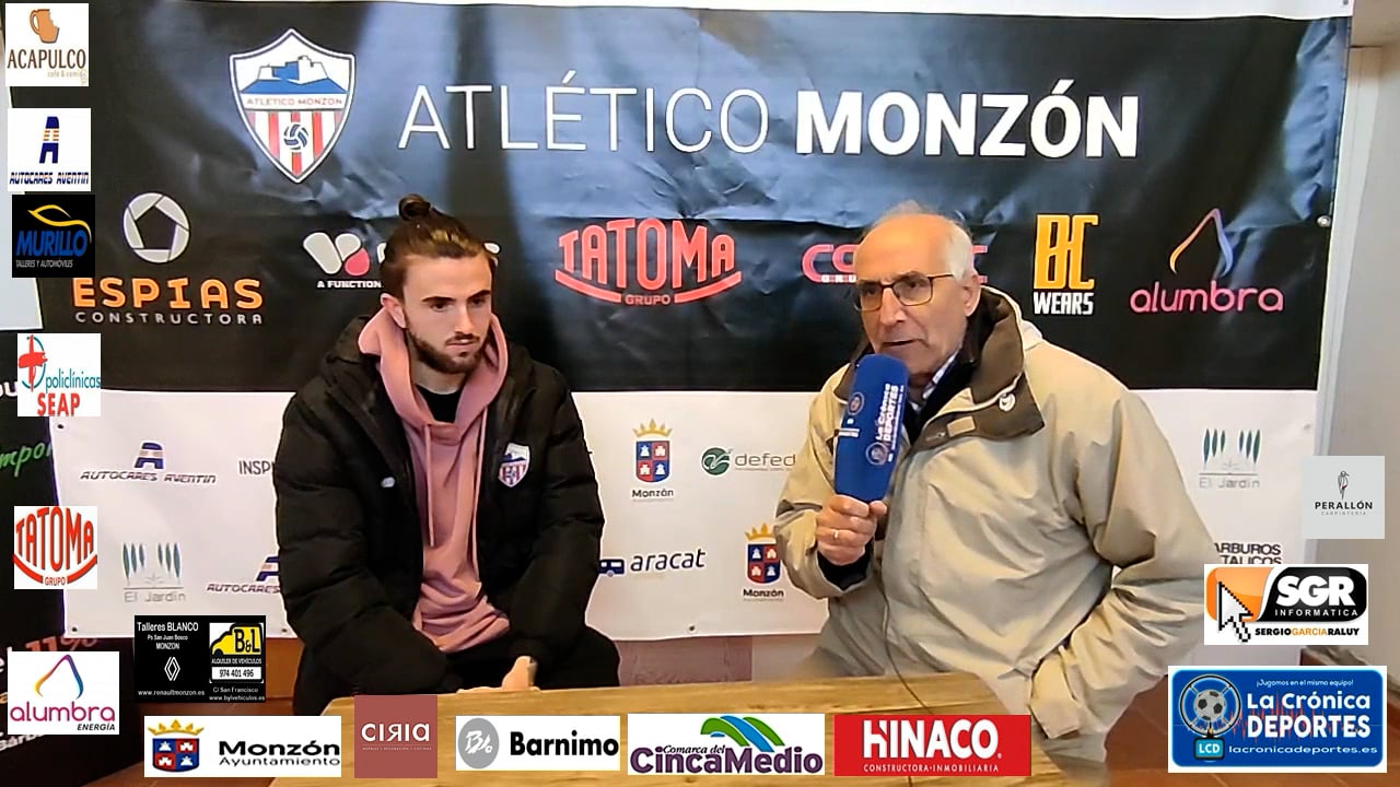 JUANLU VÁZQUEZ (Jugador Monzón) At. Monzón Alumbra 0-1 Ejea / J 21 / 3ª División