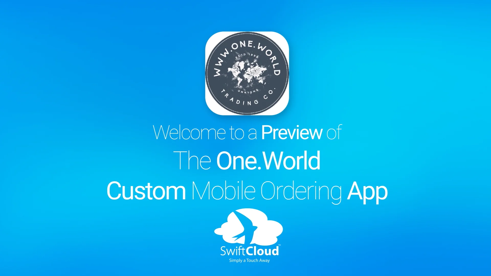 One Dot World - Mobile App Preview - ONE245W on Vimeo