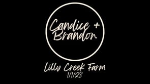 Candice & Brandon's Wedding | Lilly Creek Farm | Dawsonville GA