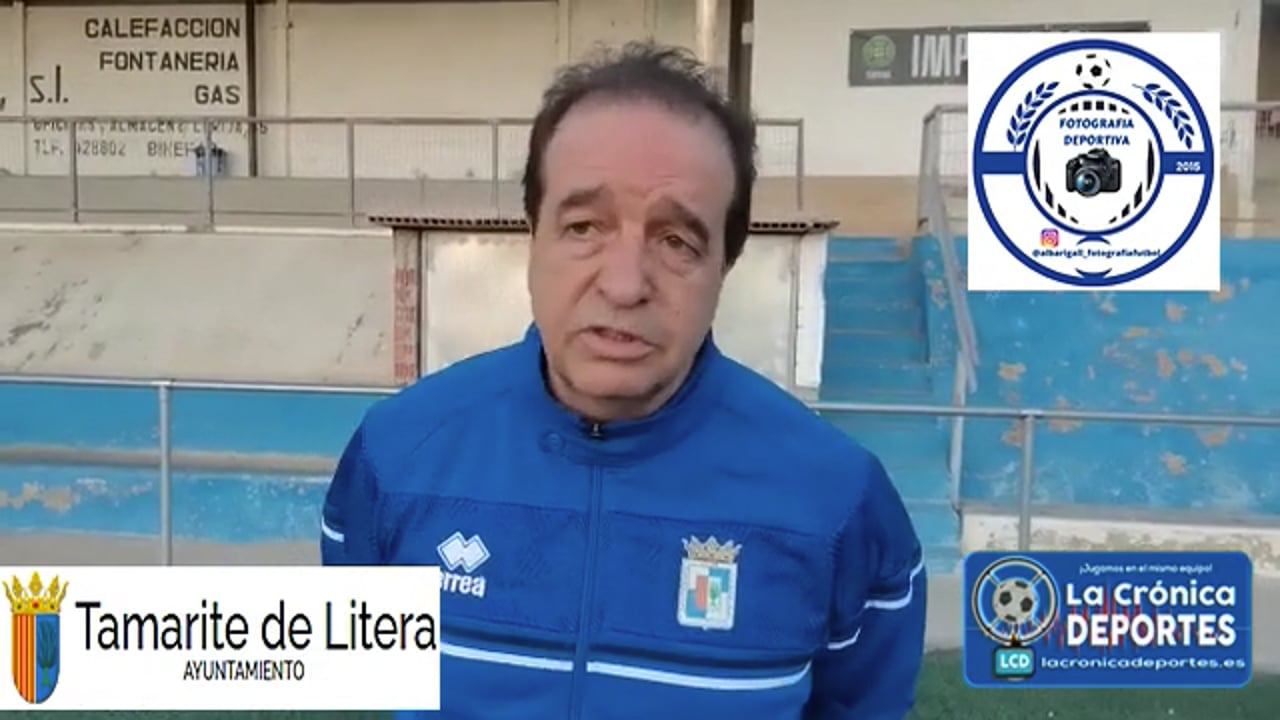 FÉLIX JIMÉNEZ (Entrenador Tamarite) CDJ Tamarite 2-1 Huesca B / Jornada 21 / 3ª División