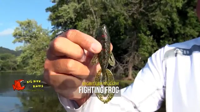 Big Bite Baits Dean Rojas Fighting Frog 5 inch Creature Bait — Discount  Tackle