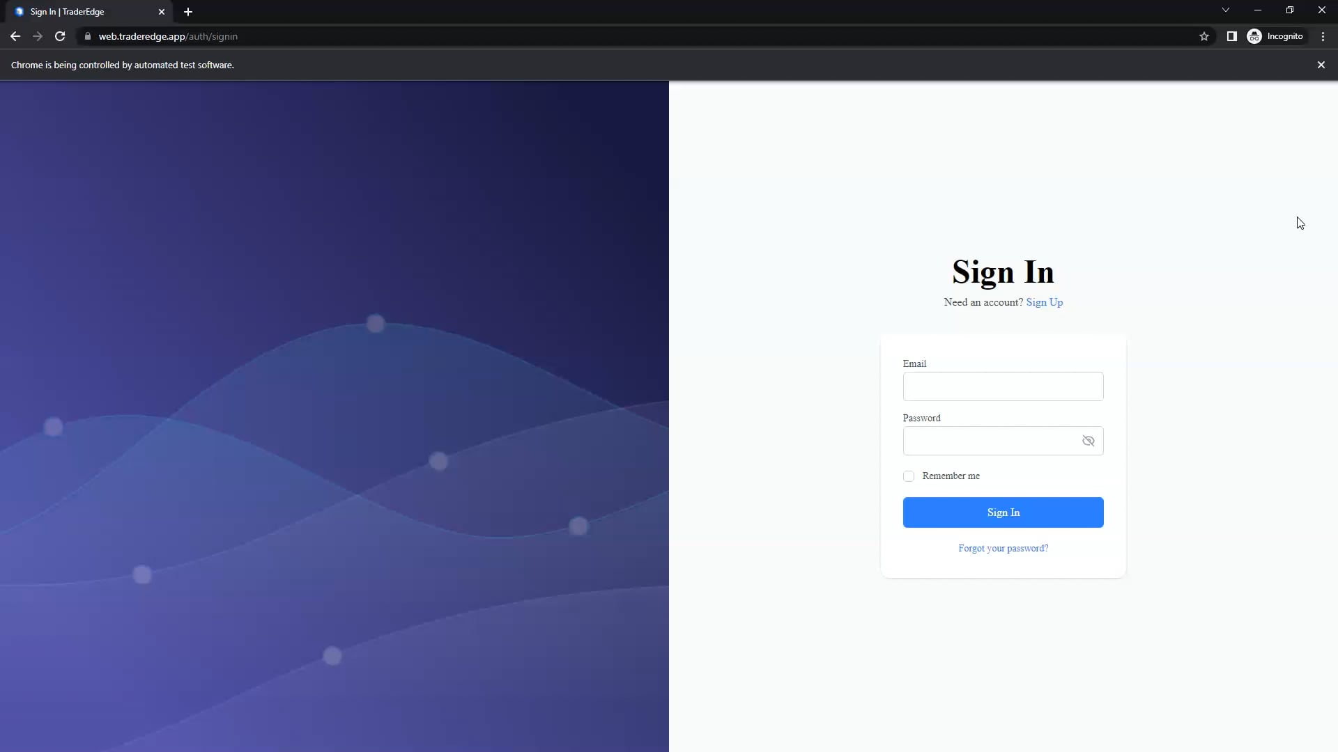 Web Testing (Real Site) on Vimeo