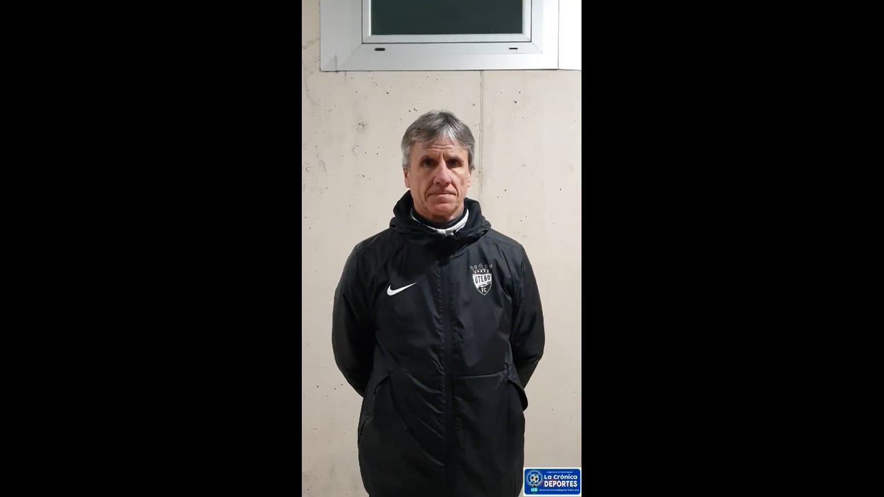 JUAN CARLOS BELTRÁN (Entrenador Utebo) CD Izarra 0-2 Utebo FC / Jornada 21 / 2ª RFEF - Grupo 2 / Fuente: Utebo FC