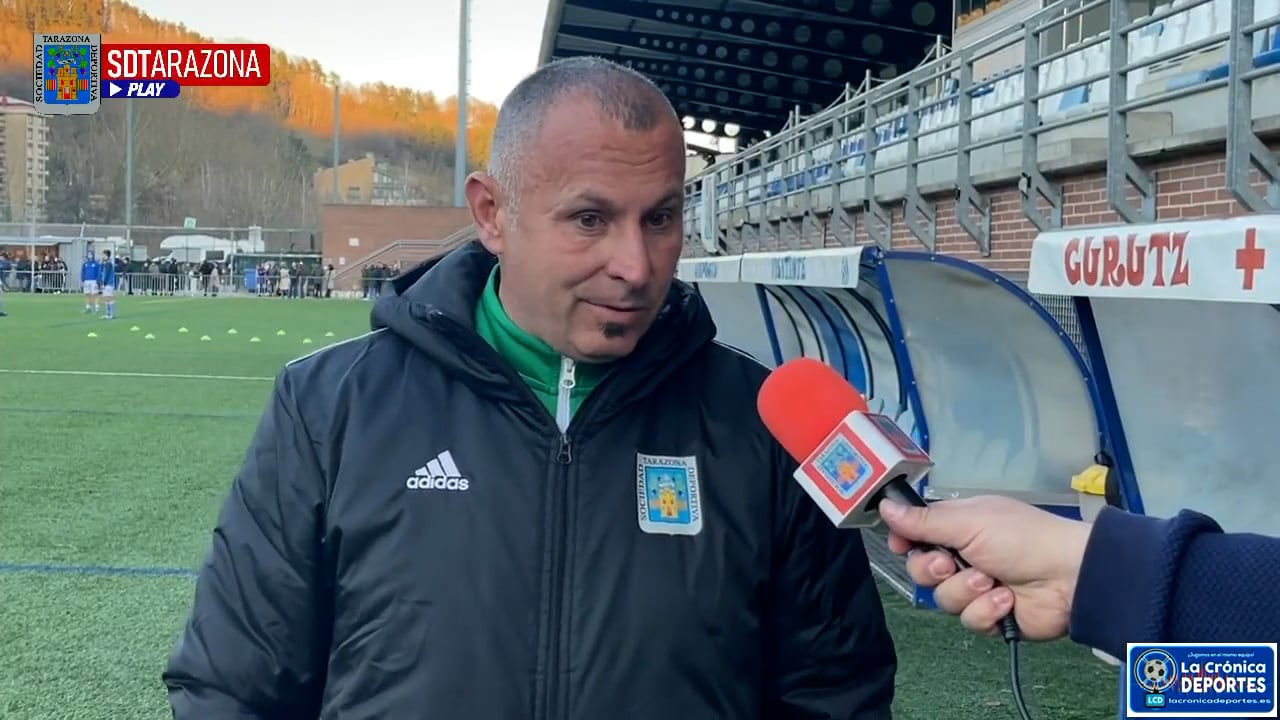 JAVI MORENO (Entrenador Tarazona) SD Beasain 1-2 SD Tarazona / Jornada 21 / 2ª RFEF - Grupo 2 / Fuente: SD Tarazona