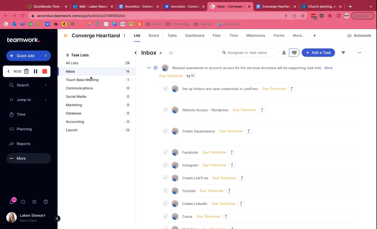 Assigning out Initial Tasks on Vimeo