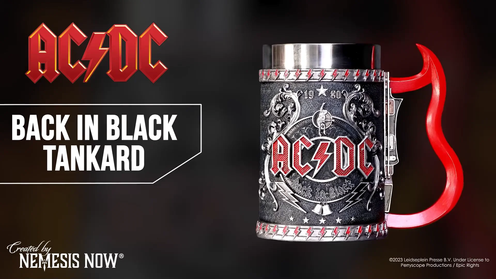 AC/DC – Back In Black Pink Marbled AC/DC – Back In Black – Vinyl (Black White Swirl, 180g, 50th