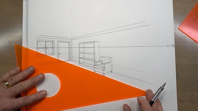 Drawing boxes in two-point perspective - Jon Messer Art Class