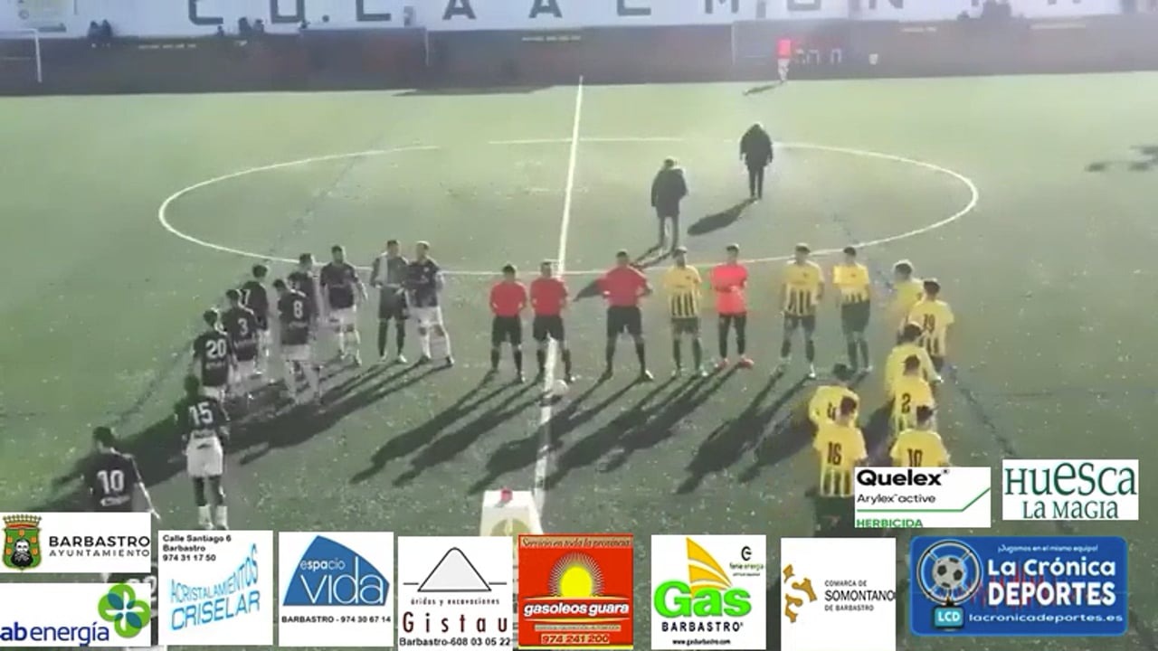 (RESUMEN y GOLES) CD La Almunia 1-4 UD Barbastro / Jornada 21 / 3ª División