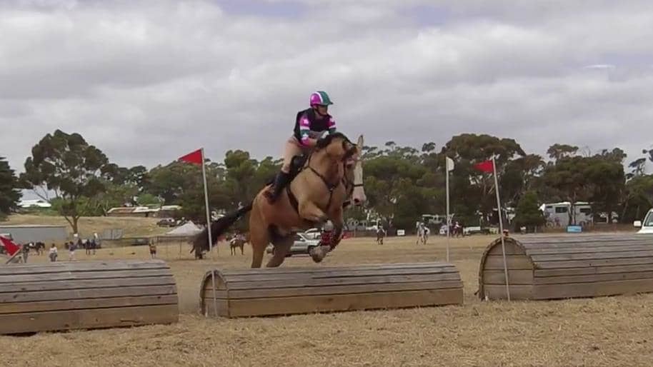 Karen Angus riding Hunter 368 Ev65 Geelong Horse Trials 2023.mp4 on Vimeo