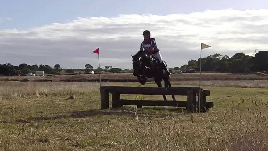 Rachael Wood riding Sharnell Park Poetry 174 EvA80 Geelong Horse Trials