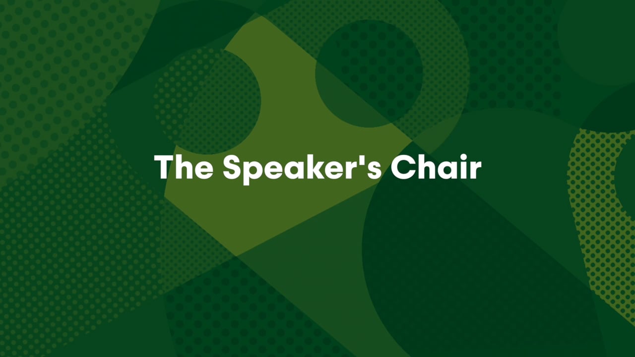 THE SPEAKER'S CHAIR