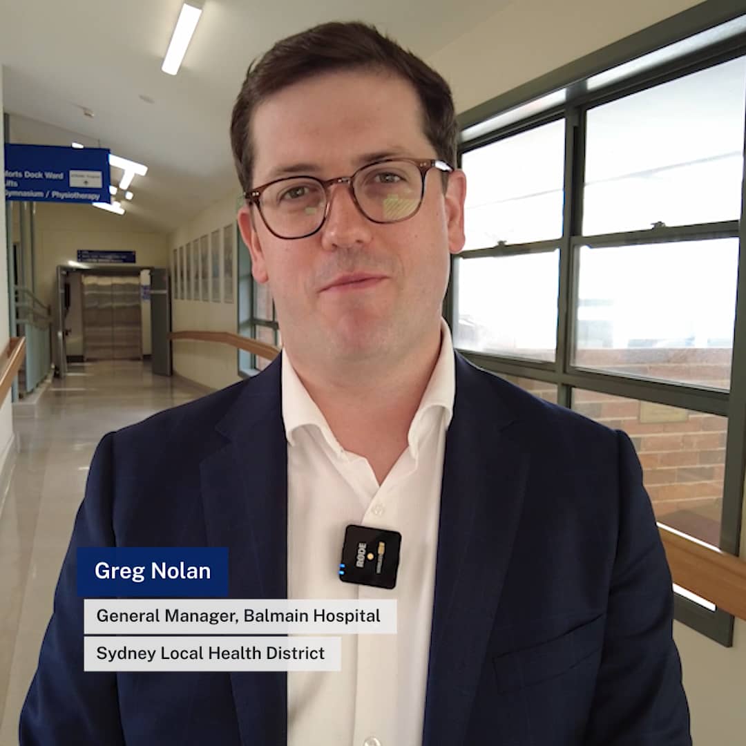 Meet Greg Nolan, Balmain Hospital's new General Manager on Vimeo