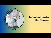 Lab Technician : Introduction to the Course