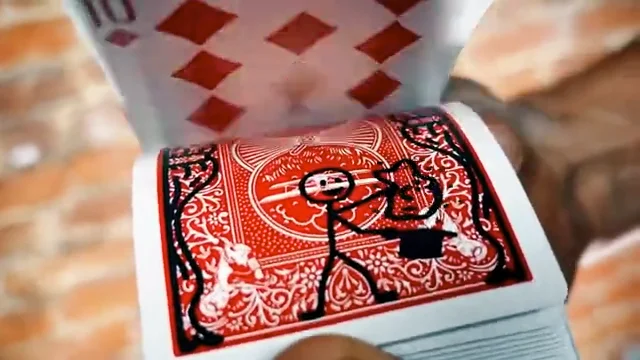 作品、ジャンルバラバラまとめて ジャンボサイズ＞新・カードトゥーン・デック（パラパラ漫画でカード