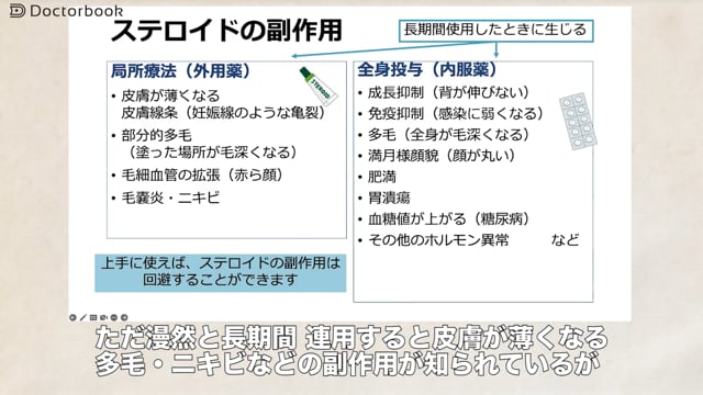 アトピー性皮膚炎のステロイド外用療法