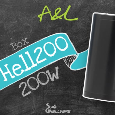 Hellvape Hell200 200W Box Mod Akkuträger - Silber Video