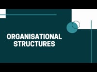 Organisational Structures