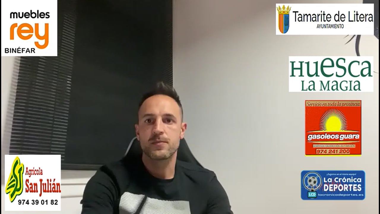 DAVID GIMÉNEZ (Entrenador Binéfar) CF Épila 1-2 CD Binefar / Jornada 21 / 3ª División