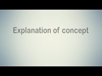 Retrospective - Explanation of concepts