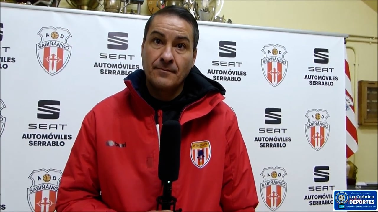 MARIO VICIEN (Entrenador Ontiñena) AD Sabiñánigo 5-0 CF Ontiñena / Jornada 16 / Regional Preferente Gr 1 / Fuente: Deporte Cantera 