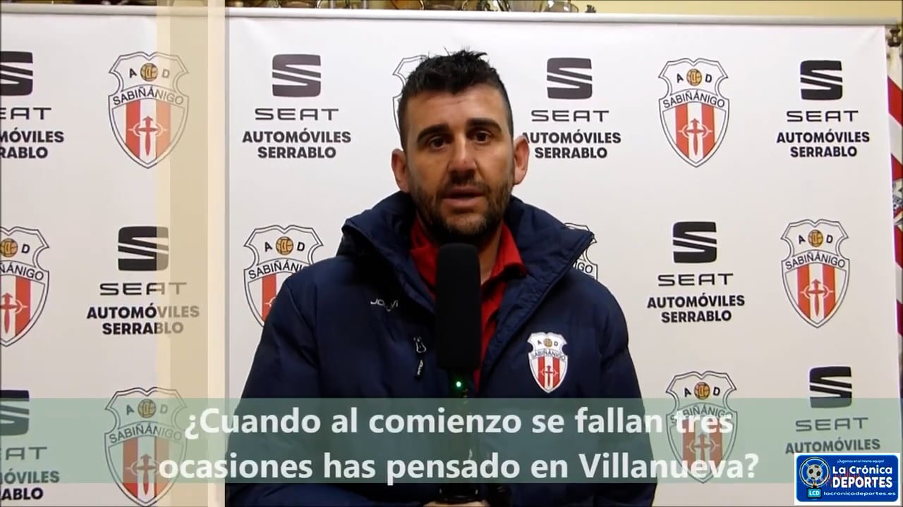 MARCOS PIEDRAFITA (Entrenador Sabiñánigo) AD Sabiñánigo 5-0 CF Ontiñena / Jornada 16 / Regional Preferente Gr 1 / Fuente: Deporte Cantera 