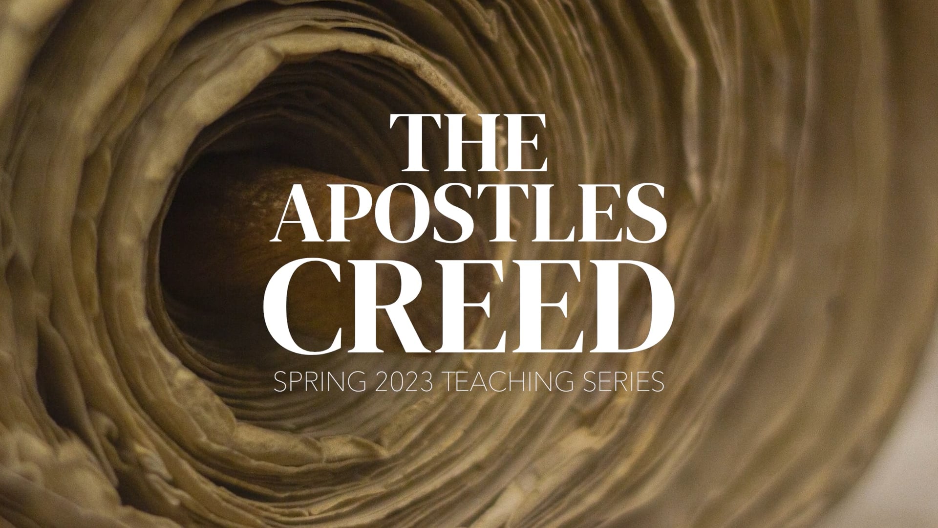 The Apostles Creed - Series Intro On Vimeo