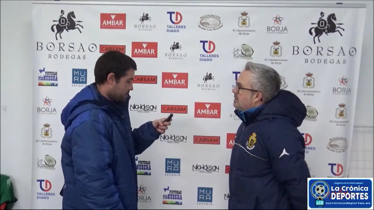 EMILIO SUBIRÓN (Entrenador Sadabense) SD Borja 3-1 CD Sadabense / Jornada 19 / Regional Preferente Gr 2 / Fuente: YouTube Raúl Futbolero