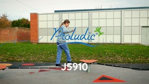 Slackline J5910® detské ihriská acti’fun acti’ninja video
