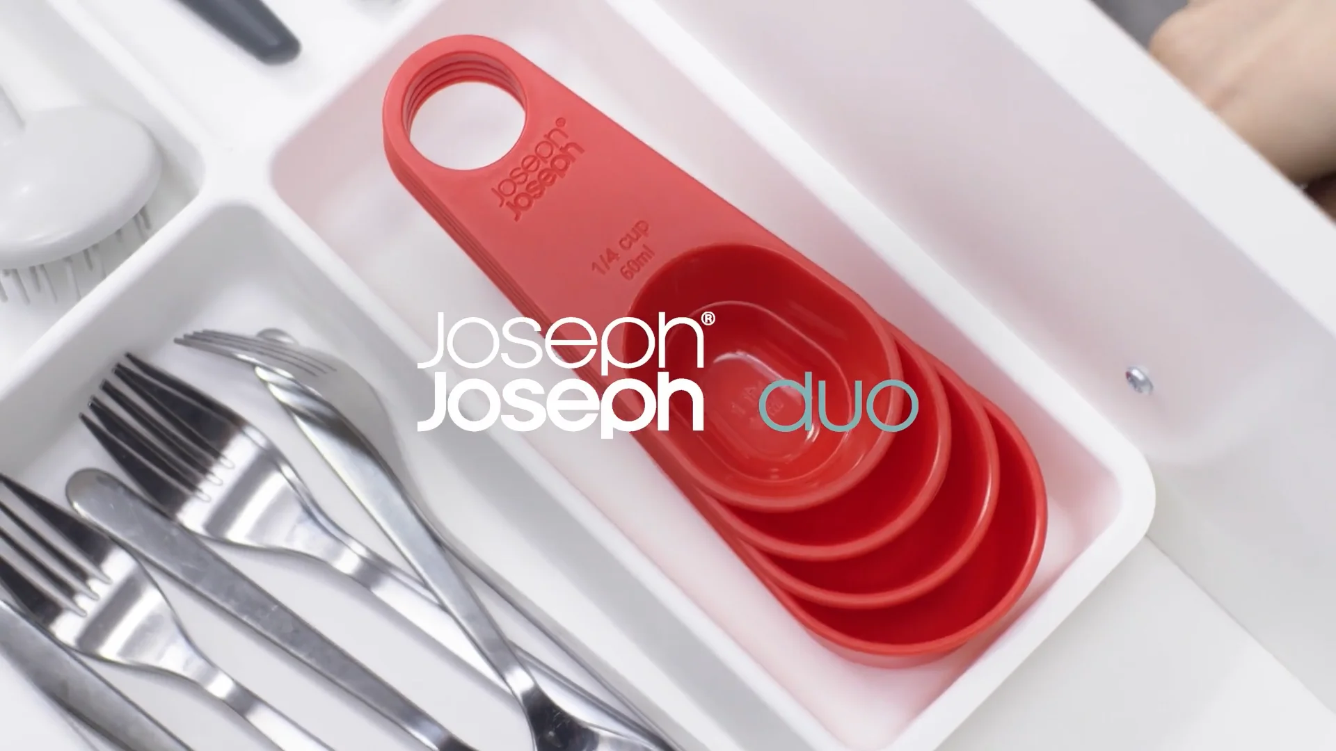 Joseph Joseph DUO 4-piece Measuring Cup Set on Vimeo