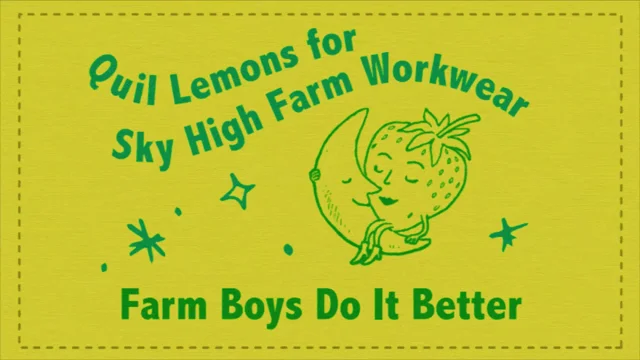 Quil Lemons for Sky High Farm Workwear
