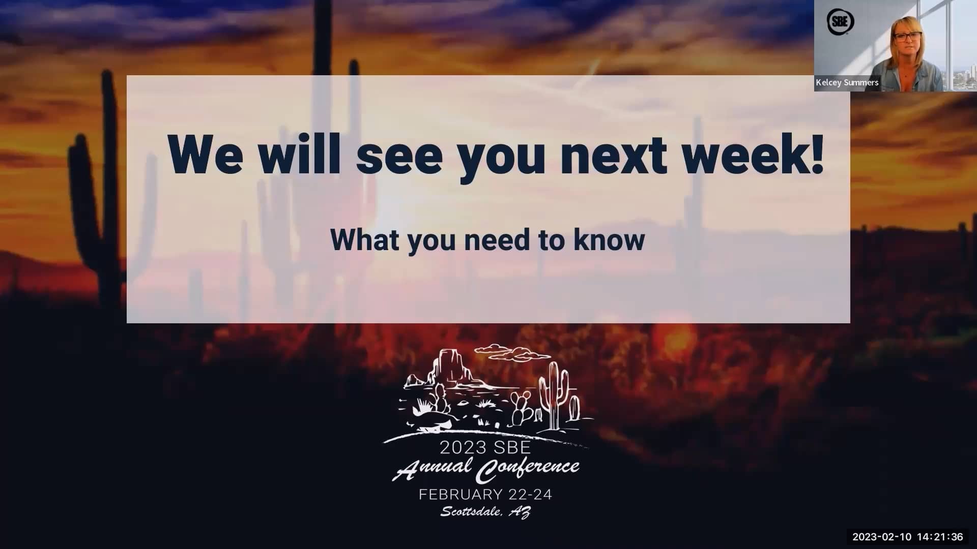 2023 SBE Annual Conference Pre-General Session Video.mp4 on Vimeo