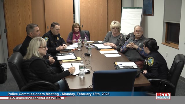 Police Commissioners - 2/13/2023