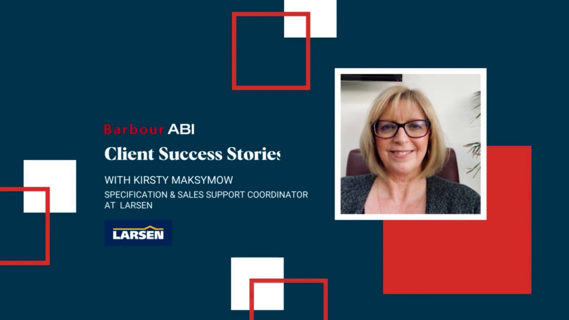 Barbour ABI Customer Success Stories Larsen on Vimeo