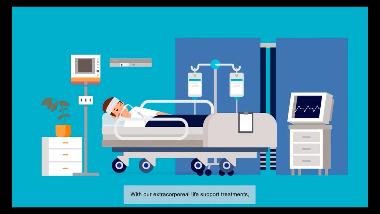 Extracorporeal life support with ECMO Animation on Vimeo