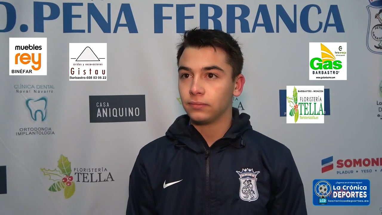 DANI BUIL (Jugador Ferranca) Peña Ferranca Tella 2-0 UD San Lorenzo / Jornada 20 / 1ª Regional Gr 2