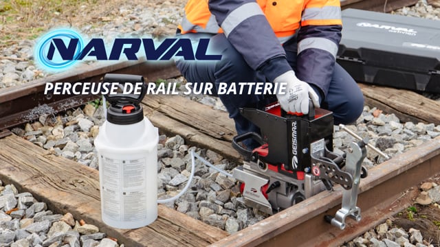 NARVAL | Perceuse de rail sur batterie