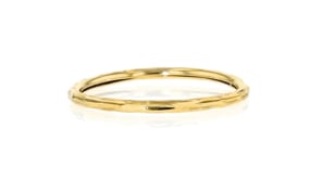 Italian 14kt Yellow Gold Grooved Ring