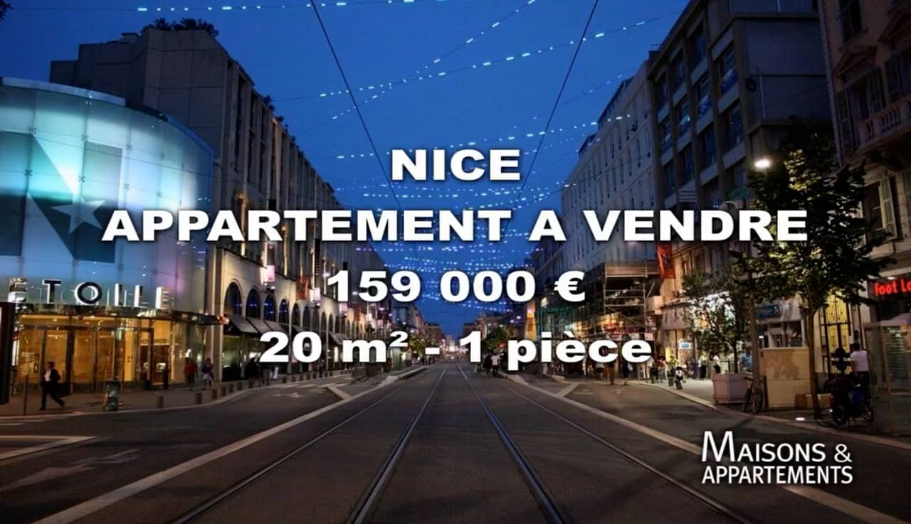 NICE APPARTEMENT A VENDRE 159 000 € 20 m² 1 pièce(s) on Vimeo