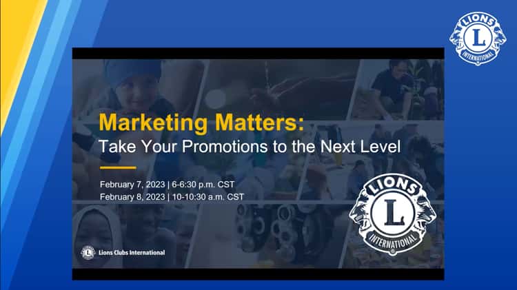 Take Your Promotions to the Next Level  Marketing Matters [Session 1 EN  only] on Vimeo